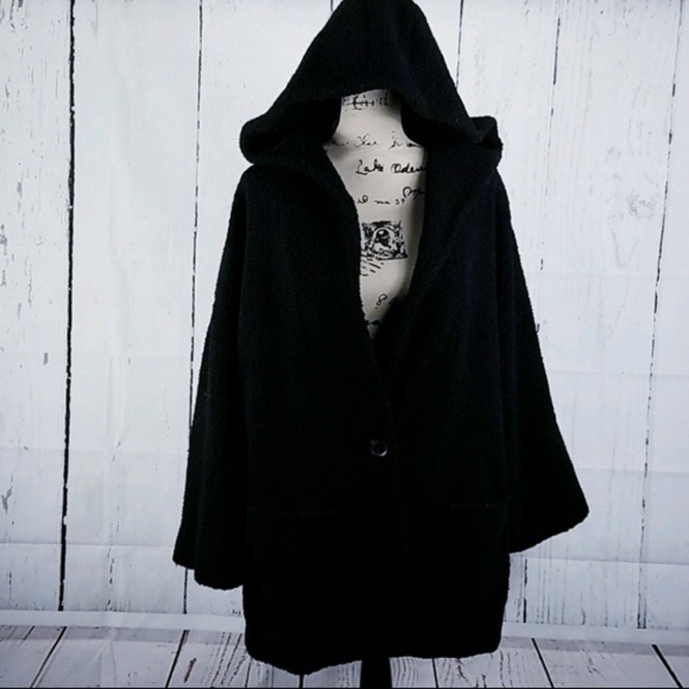 Obey no. 89 propaganda M/L black wool coat